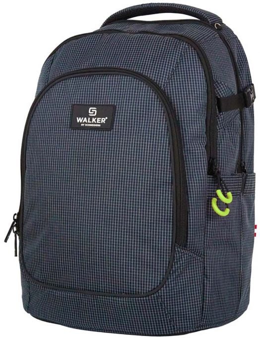 Ученическа раница Schneiders Walker Campus Evo 2.0 - Grid Navy