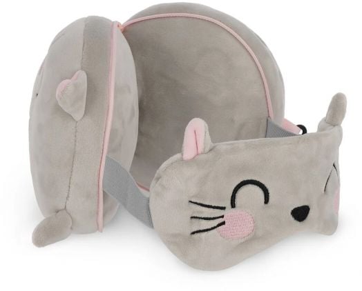 Комплект възглавница и маска за сън Legami - Kitty
