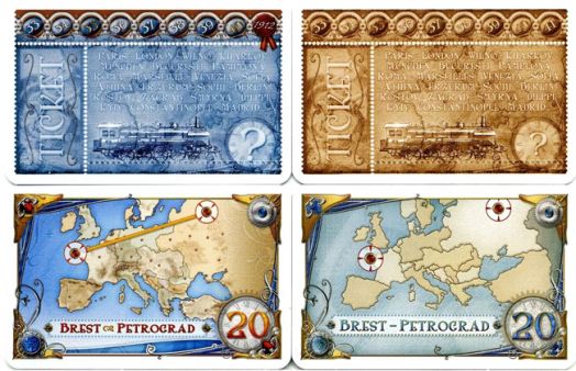 Разширение към настолна игра Ticket to Ride: Europa 1912