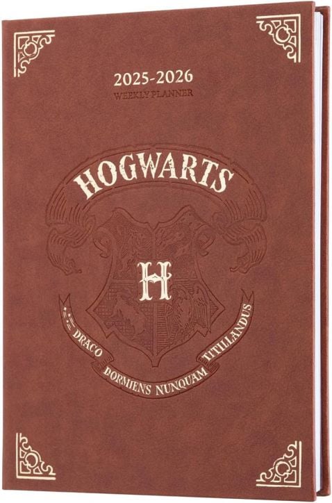 Седмичен планер Grupo Erik Harry Potter за 17 месеца - август 2025 / декември 2026 година