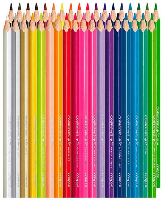 Цветни моливи Maped Color'Peps, 36 цвята