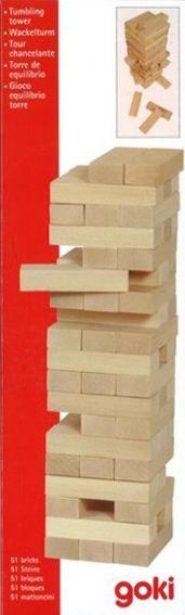 Голяма дървена балансна кула Goki
