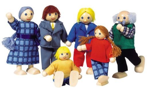 Гъвкави кукли Goki - Градско семейство