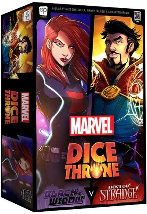 Настолна игра: Dice Throne Marvel - Black Widow vs Dr. Strange