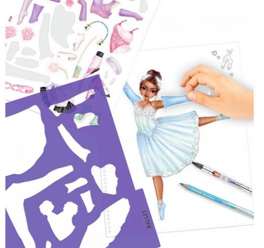 Книжка за оцветяване Top Model - Dance