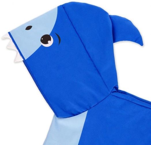 Детско хавлиено пончо с качулка Legami - Shark
