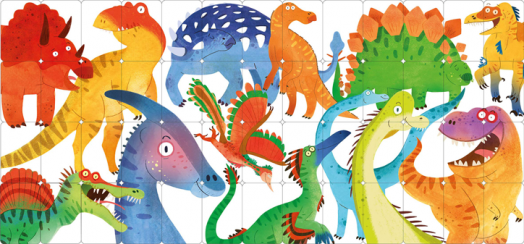 Dinosaurs Snap Game Card