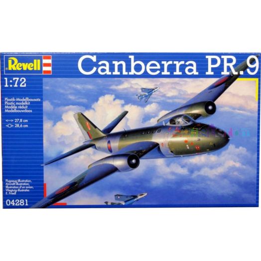 Сглобяем модел - Самолет Canberra PR.9