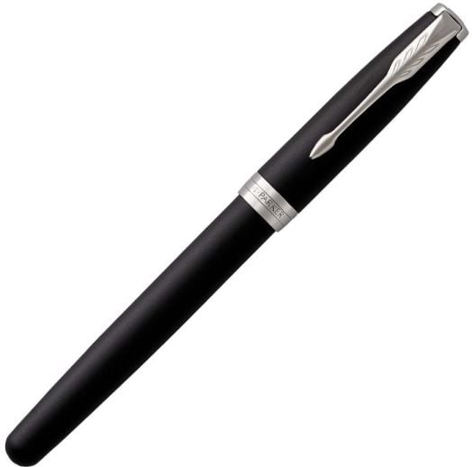 Писалка Parker Royal Sonnet Black Lacquer Chrome Trim