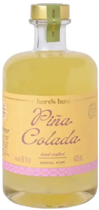 Микс за коктейл Here's How - Пина Колада, 473 мл.
