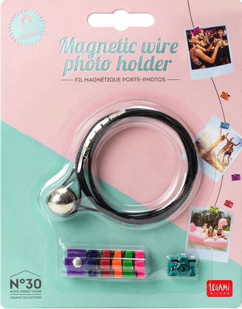 Държач за снимки с магнитна тел Legami - Camera