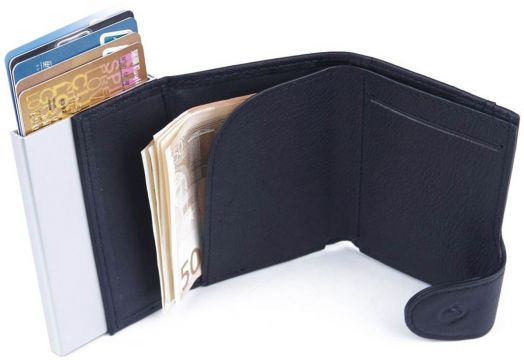 Портфейл за карти и монети C-secure Blackwood