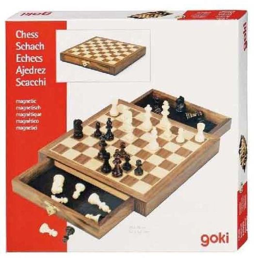 Магнитен шах Goki, с чекмеджета