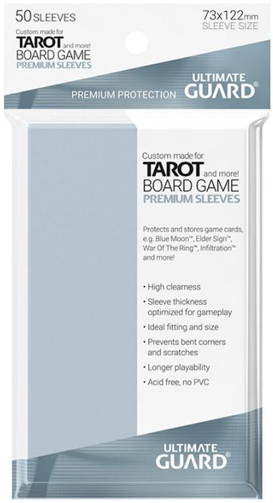 Протектори за карти Ultimate Guard: Tarot Sleeves Premium Size, 50 бр.
