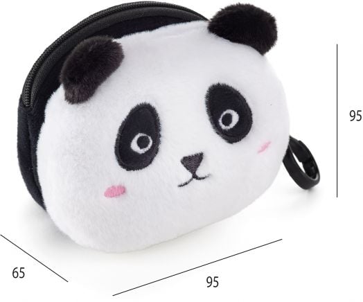 Портмоне за монети Miquelrius Back2Fun Fluffy, панда