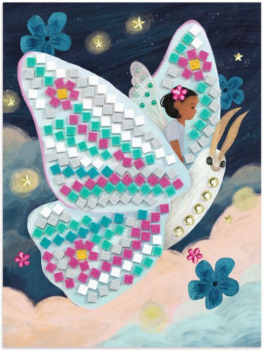 Творчески комплект Djeco: Мозайка - Приказни същества