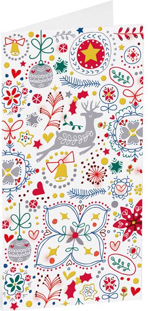 Коледна картичка за пари Busquets: Елен