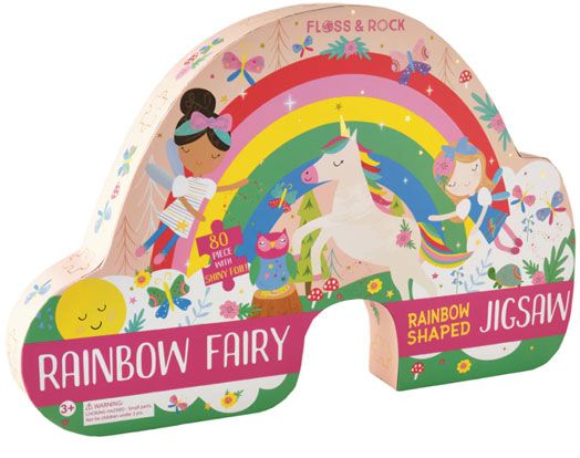 Пъзел Floss & Rock, Rainbow Fairy - Дъга, 80 части
