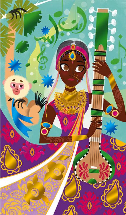 Творчески комплект Janod - Bollywood