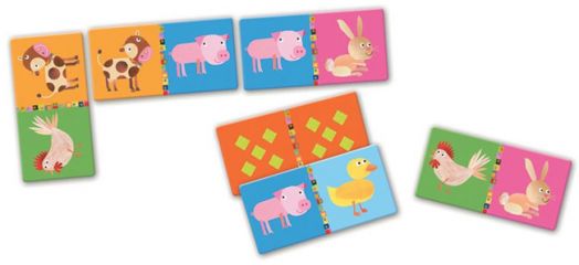 Детско домино Djeco - Животни от фермата