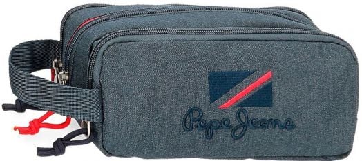 Несесер Pepe Jeans Kay с три отделения и ръкохватка