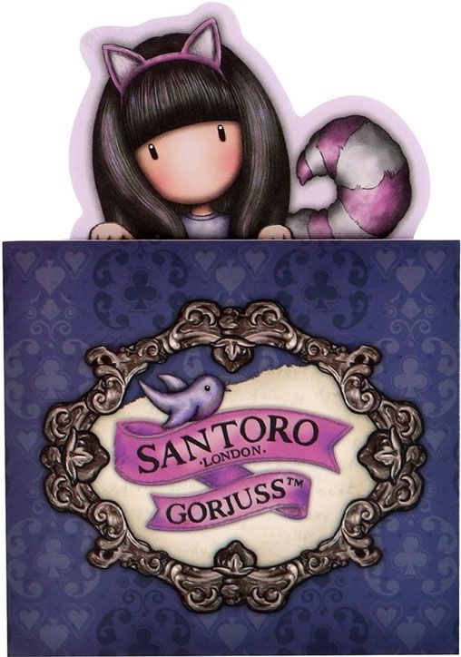 Pop-up мемо бележки Gorjuss Cheshire Cat