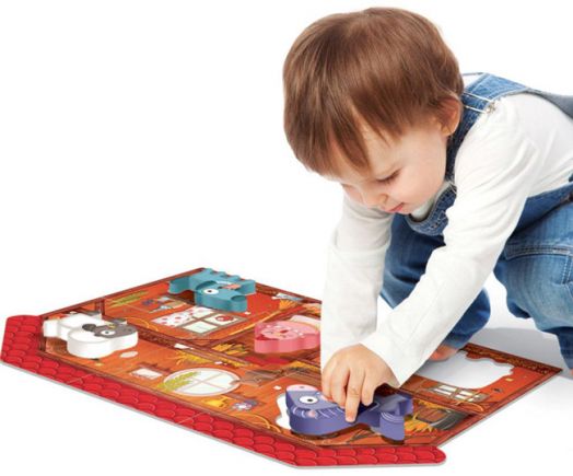 Образователен пъзел Headu - Моят първи: Ферма