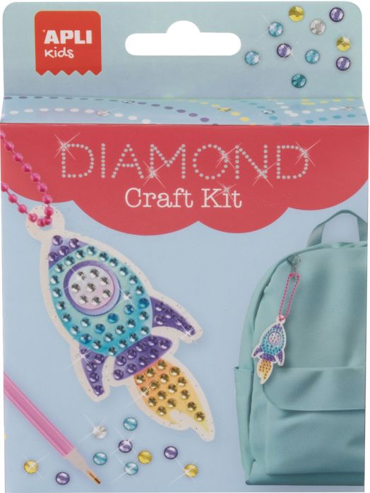 Креативен комплект Apli Kids - Направи си сам ключодържател ракета