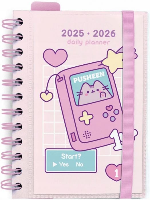 Дневен планер Grupo Erik Pusheen за 11 месеца - август 2025 / юни 2026 година