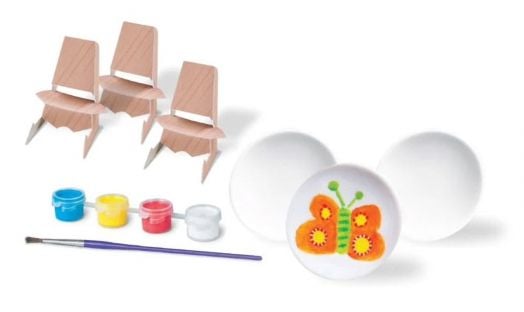 Творчески комплект 4M - Нарисувай и оцвети декоративни чинийки