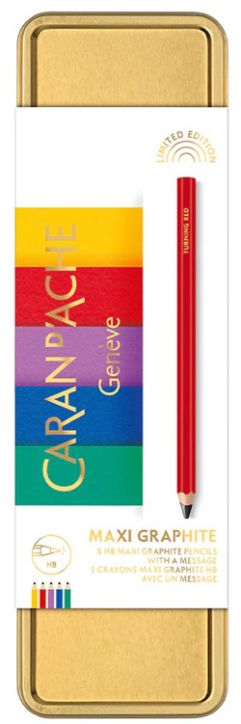 Комплект моливи Caran d'Ache Maxi Graphite, 5 бр.