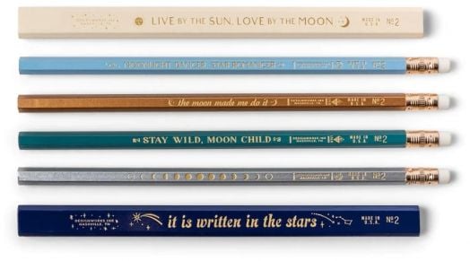 Комплект моливи DesignWorks Ink - Celestial Heavens, 6 бр.