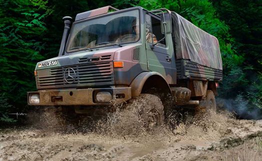 Сглобяем модел Revell - Unimog 2T milgl