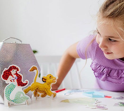 Творчески комплект Totum - Юбилеен диамантен гоблен, 100 години Дисни