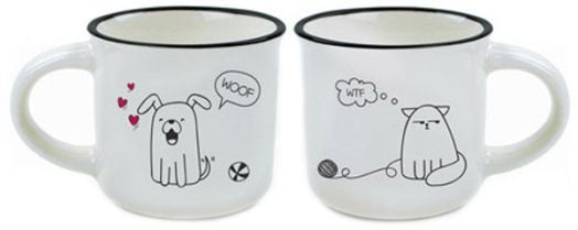 Комплект 2 чаши Legami - Dog & Cat