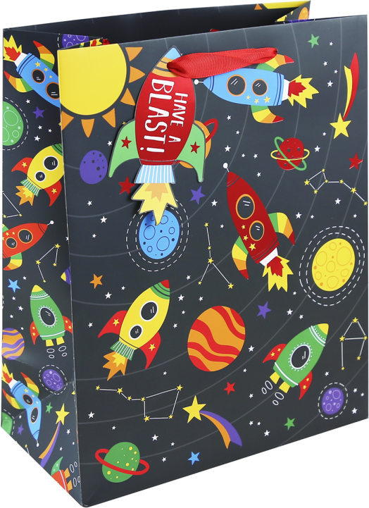 Детска подаръчна торбичка Eurowrap - Слънчева система, средна