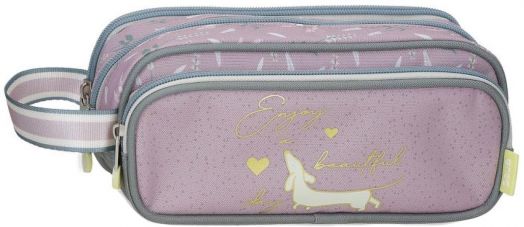 Несесер Enso Beautiful Day с три отделения и ръкохватка