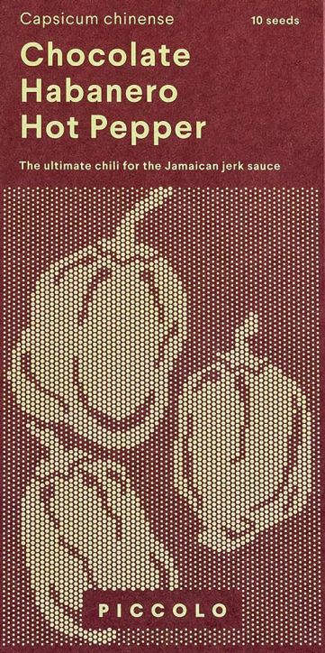 Семена за люта чушка Habanero Chocolate Piccolo