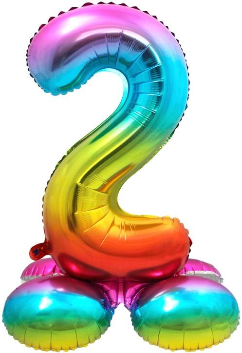 Фолиев балон Folat - Цифра 2, дъга