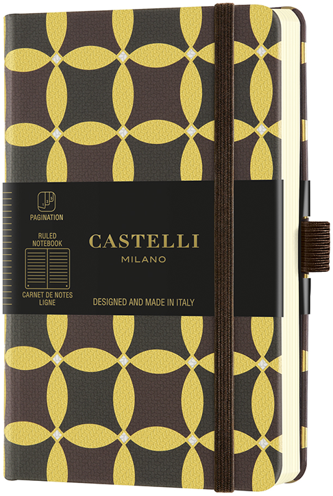 Бележник Castelli Oro Corianders, линирани, 9 х 14 см.