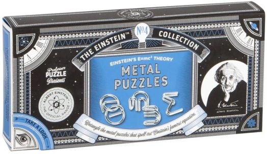 Комплект 3D метални пъзели Professor Puzzle Einstein's Theory
