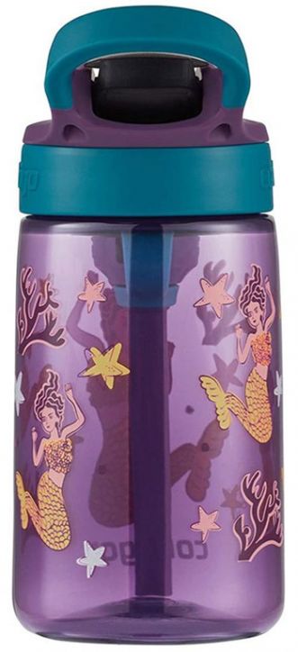 Детска бутилка за вода Contigo Gizmo Flip с русалки, 420 мл.