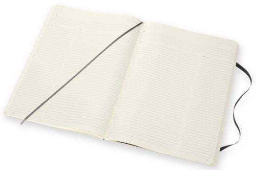 Черен тефтер Moleskine Pro Collection A4 Black с меки корици