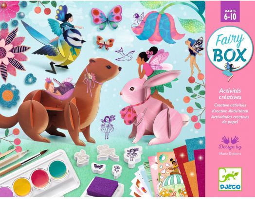 Креативен комплект с шест активности Djeco - Fairy Box