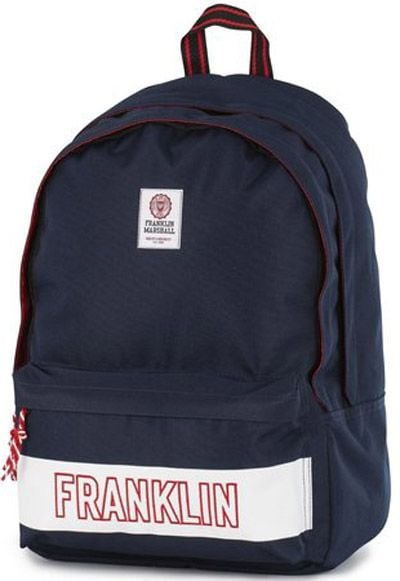 Ученическа раница Franklin and Marshall с две отделения, тъмносиня