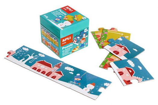 Комплект пъзели в кутия: Сезони, 24 части