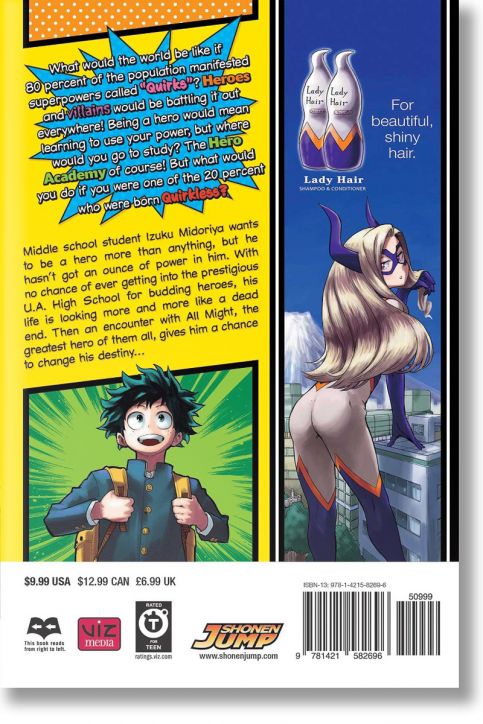 My Hero Academia, Vol. 1