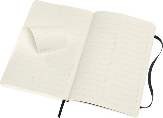 Черен тефтер Moleskine Pro Collection Large Black с меки корици