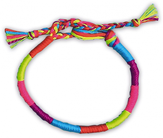 Творчески комплект Janod - Направи си сама бразилски неонови гривни