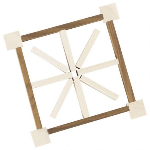 Дървен конструктор Goki, 200 части